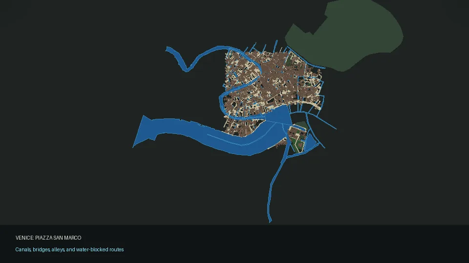 Venice: Piazza San Marco map preview